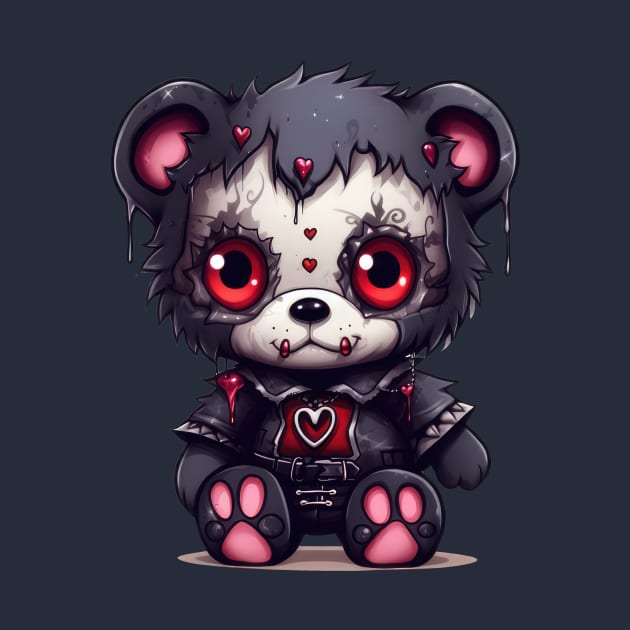 Love Me to Death: The Gothic Teddy Bear Kille by MerlinArt