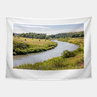 River in the Nebraska Sandhills (C023/8429) Tapestry