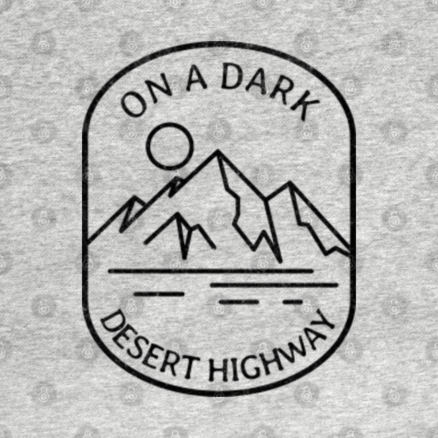 Disover On a dark desert highway - vintage logo - Hotel California - T-Shirt