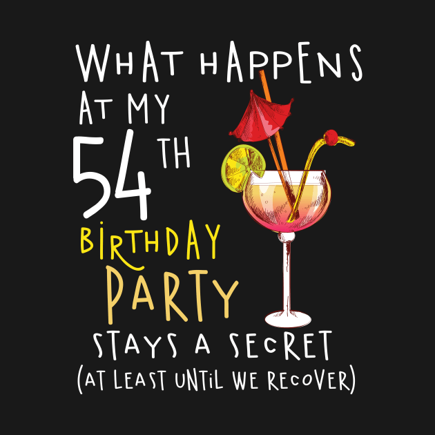 54Th Birthday - What Happens 54Th Birthday by jrgenbode