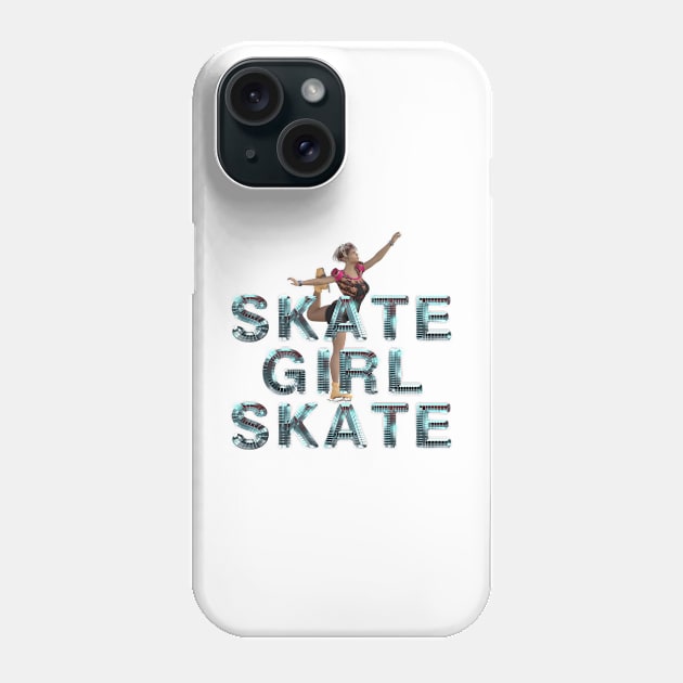 Skate Girl Skate Phone Case by teepossible