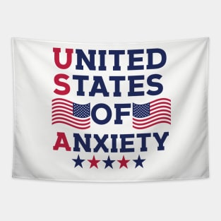 United States Of Anxiety Tapestry