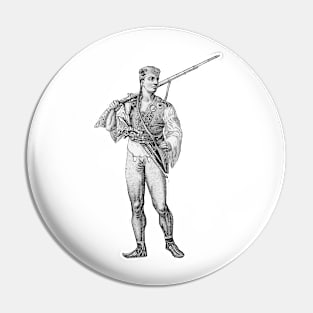 Young hunter Pin