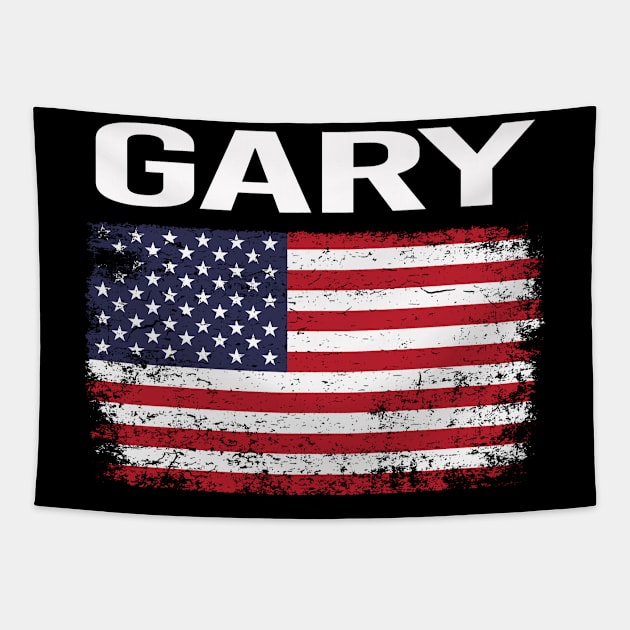 The American Flag Gary Tapestry by flaskoverhand