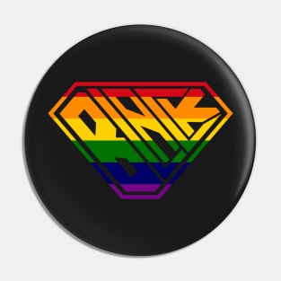 Black SuperEmpowered (Rainbow) Pin