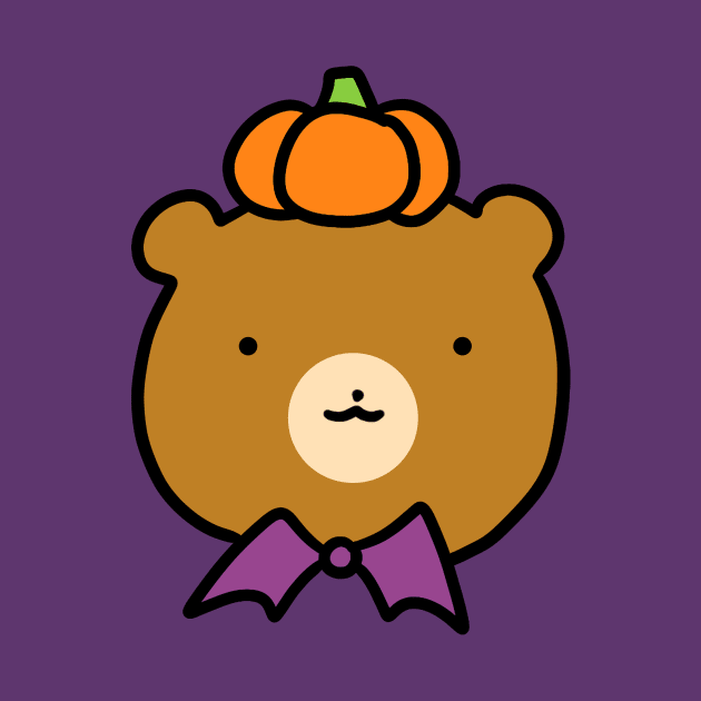 Halloween Bear Face by saradaboru