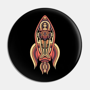 rocket girl Pin