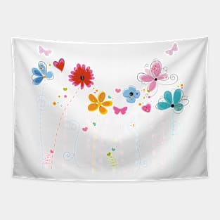 Spring flowers Tapestry