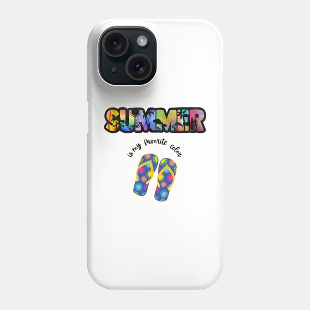 Summer is my favorite color Phone Case by ThePawPrintShoppe