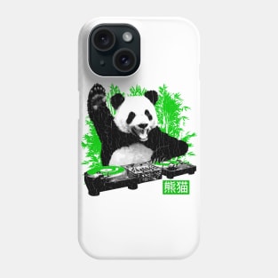 DJ Panda (vintage distressed look) Phone Case