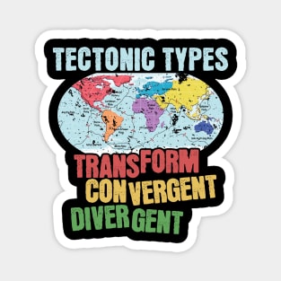 Tectonic Types Magnet