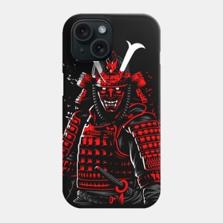 Demon Samurai red Phone Case