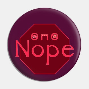 Communication Preference: Nope Pin