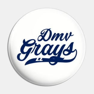 Box Lacrosse College Team - DMV GRAYS Pin