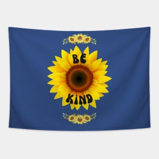 Be Kind Sunflower Tapestry