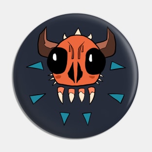 The Skull of Dragon - Original Art Pin