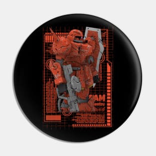 MS-06S Char's Zaku II Pin