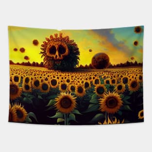Sunflower party Tapestry