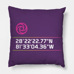 Epcot Journey Into Imagination Coordinates Pillow