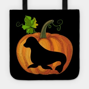 Seal in pumpkin Tote