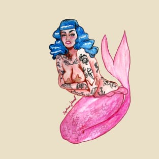 Tattooed Mermaid T-Shirt