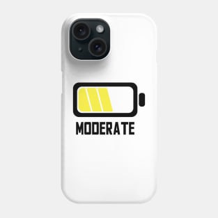 MODERATE - Lvl 4 - Battery series - Tired level - E3a Phone Case