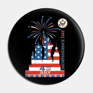 Independence Day Pin