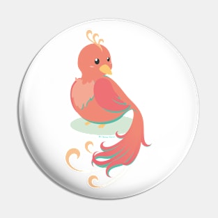 Kawaii fantasy animals - Phoenix Pin