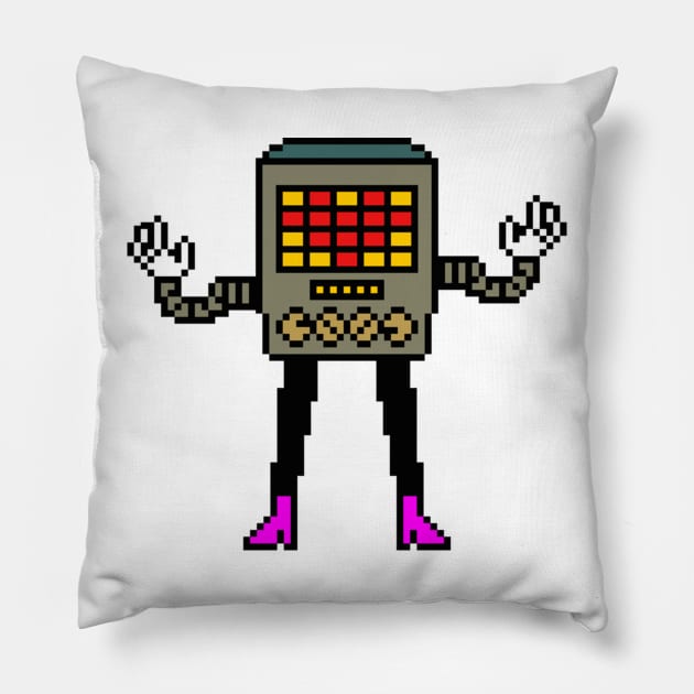 Calculator with legs Pillow by nannaquin