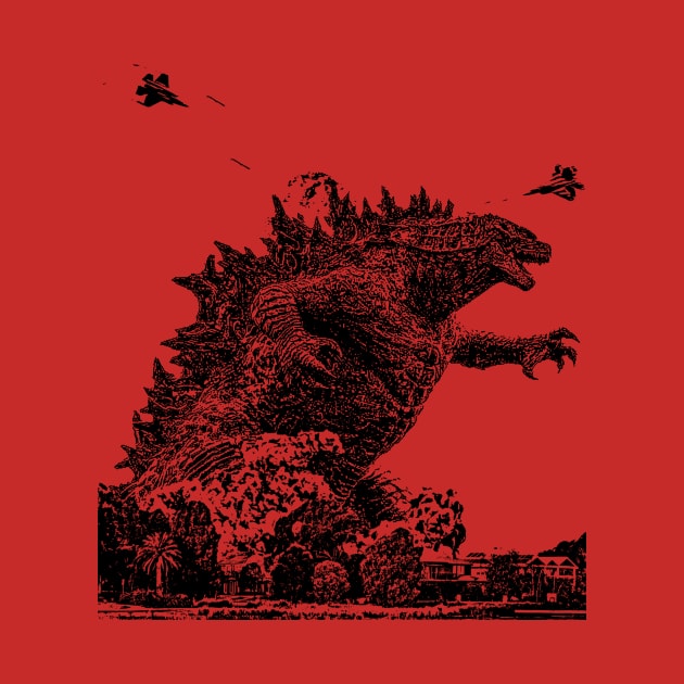 Vintage godzilla by JamexAlisa