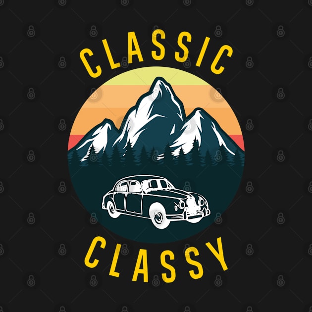 Retro classic car by FIFTY CLOTH