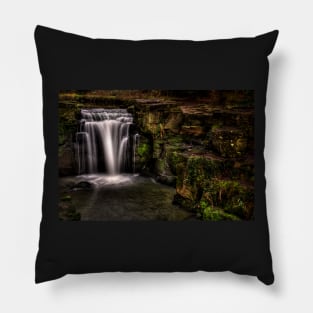 Jesmond Dene Waterfall In HDR Pillow