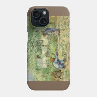 First Steps after Millet by Vincent van Gogh Phone Case