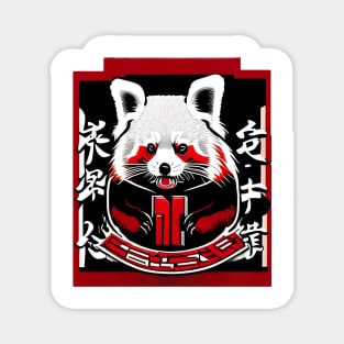 Japanese Yakuza Red panda Magnet