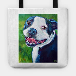 Smiling BOSTON TERRIER Tote