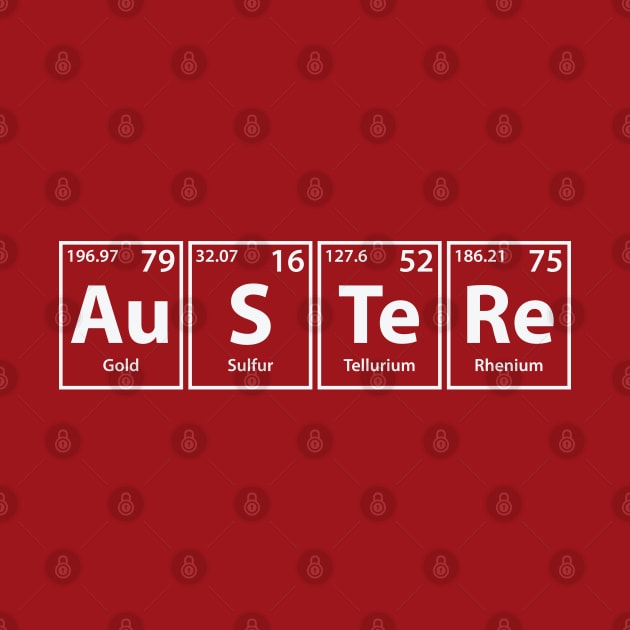 Austere (Au-S-Te-Re) Periodic Elements Spelling by cerebrands