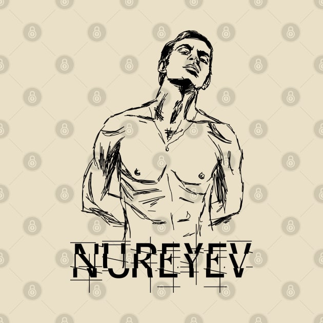 Rudolf Nureyev by HelenaCooper