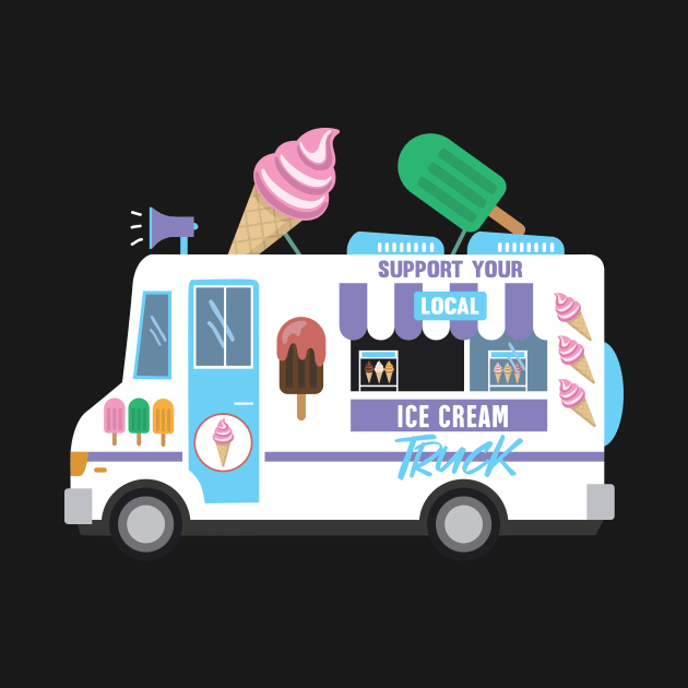 Ice Cream Truck by TheBestHumorApparel