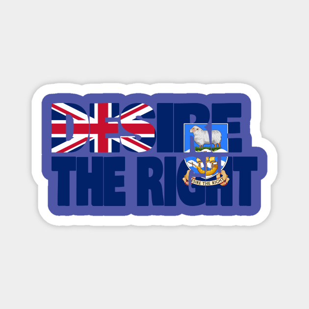 Falkland Islands Motto Flag Flag Magnet TeePublic