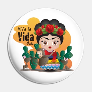 Frida Kahlo Pin