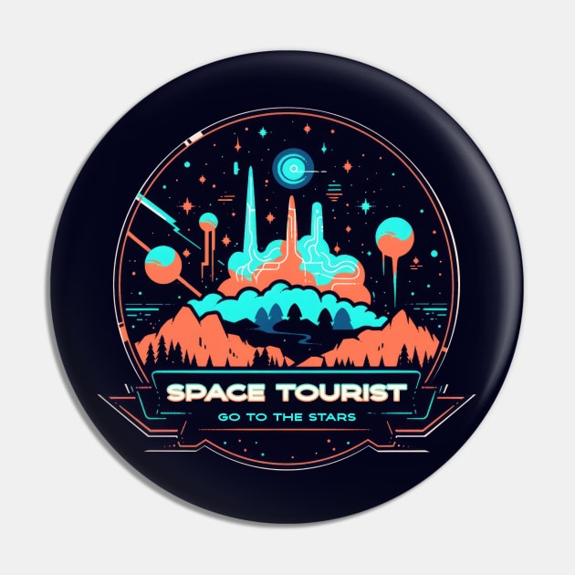 Space tourist Pin by ILK87