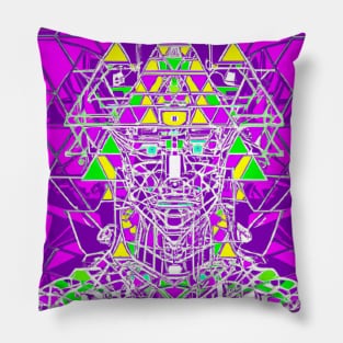 DMT God Head Pillow