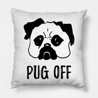 Pug off Pillow