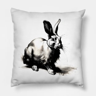 White Rabbit Pillow