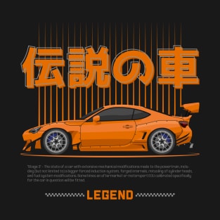 Midnight Racer Orange GT 86 JDM T-Shirt