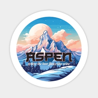 Aspen Vintage Magnet