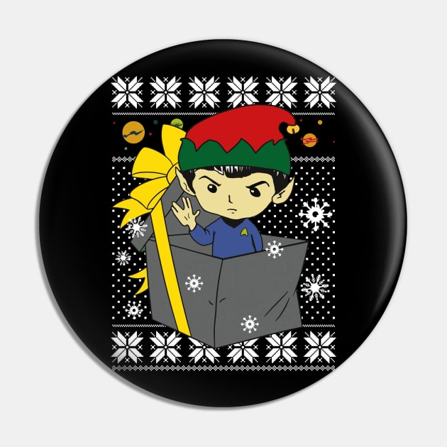 Spock xmas fair isle Pin by anneliarmo