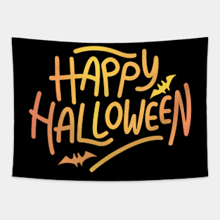 Happy Halloween! Spooky Textured Graffiti Design Tapestry