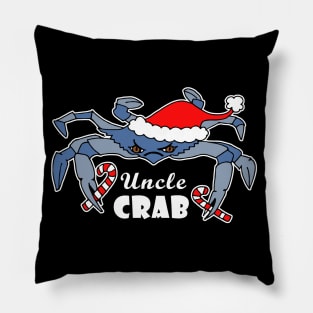 Christmas Matching Maryland Blue Crab Gifts Christmas Uncle Blue Crab Matching Family Holiday Picture Pillow