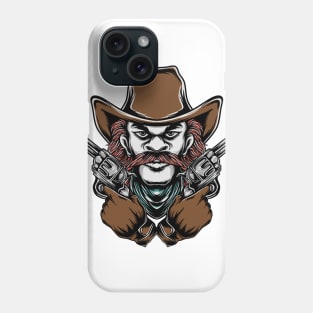 Cowboy and guns Phone Case